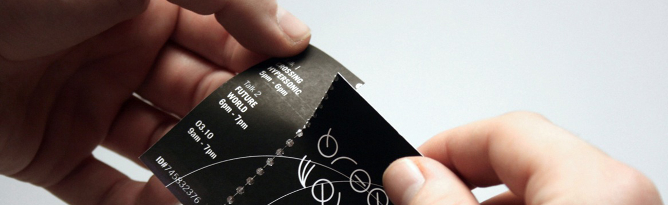 Biglietti con strappo per prevendite di eventi, concerti, lotterie, buoni pasto...